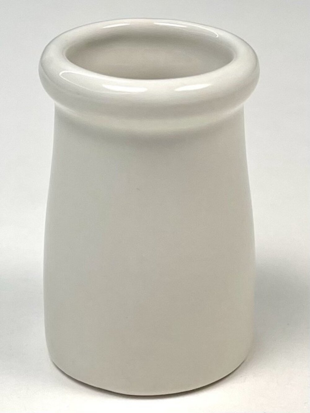 VTG SLT White Ceramic Restaurant Diner Cafe Individual Cream Milk Jar Bottle EUC